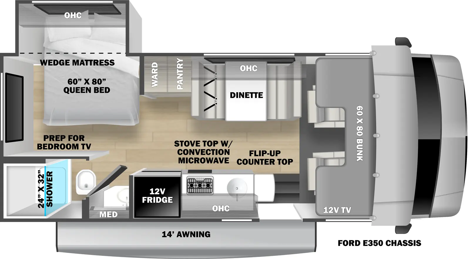 Solera 23S Floorplan